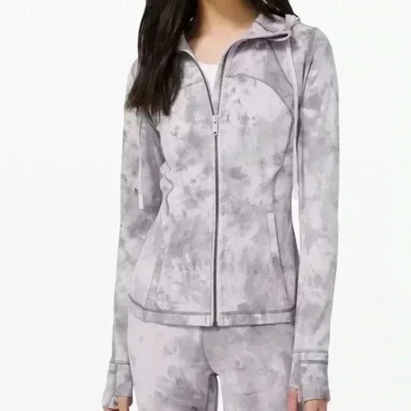 Lululemon Diamond Dye Stargaze Pitch Grey Hooded Define Jacket Nulu | Size 4 EUC - Picture 1 of 8